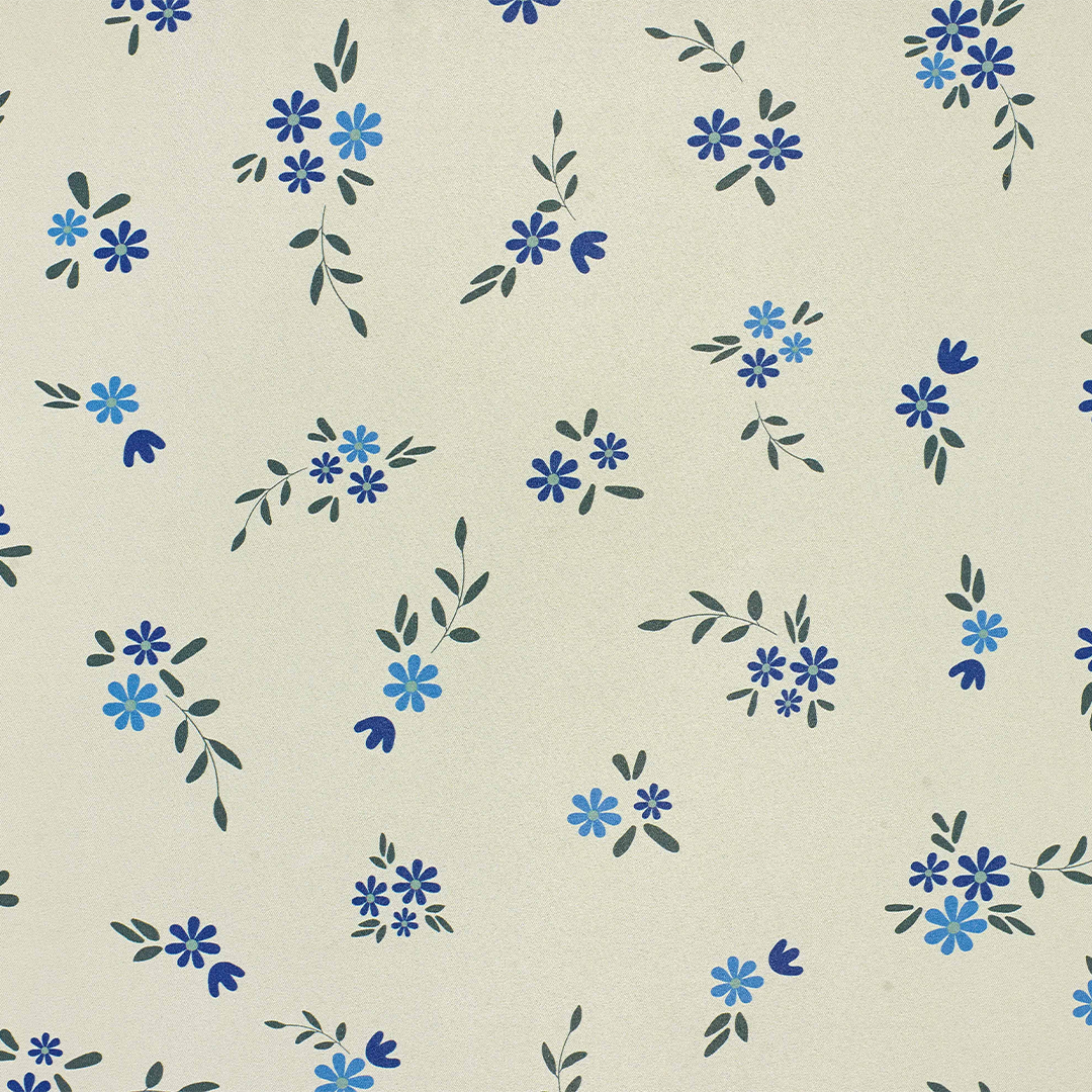FLORALIS-12 SAPPHIRE — LIBERTY — JOTEX FABRICS fabric swatch