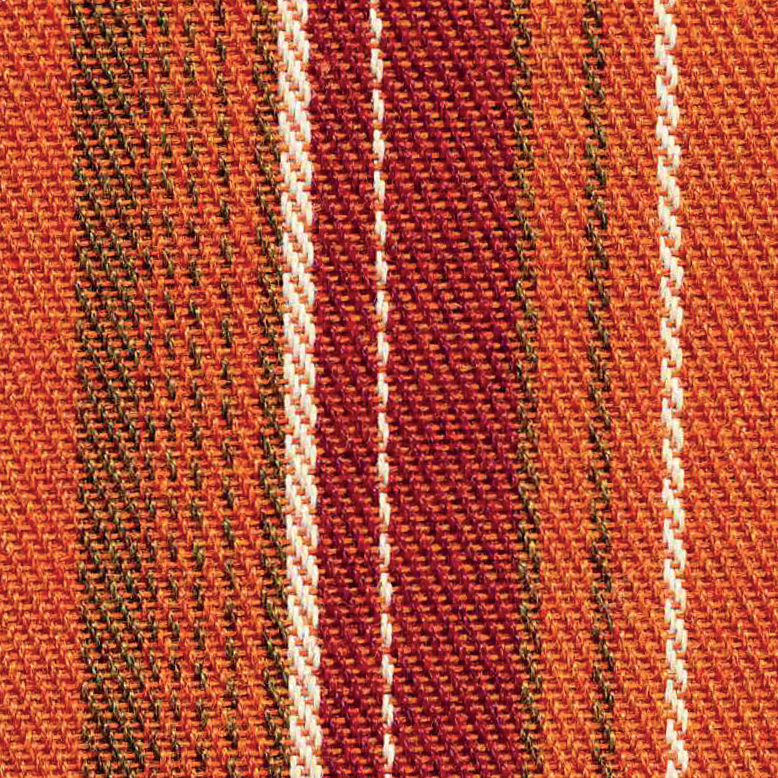 EMBERA-47 RUST — CALMA — JOTEX OUTDOOR fabric swatch