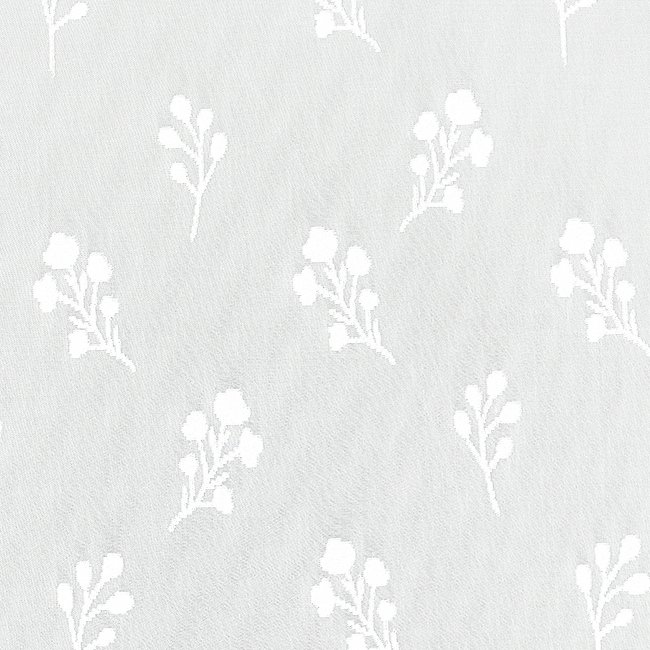 EDEN-01 WHITE — ZONA — POSH CREATION fabric swatch