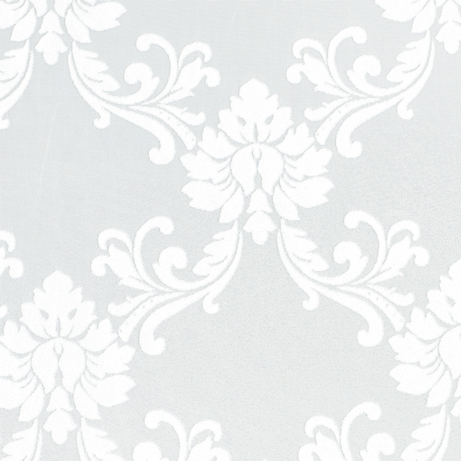 POLY-01 WHITE — ZONA — POSH CREATION fabric swatch